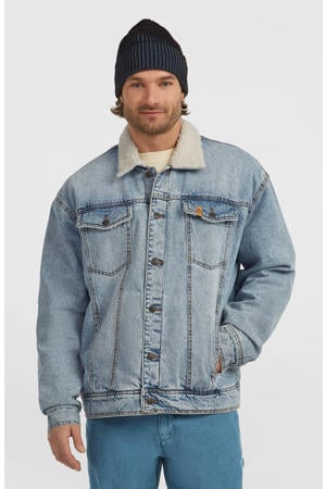 denim spijkerjas blauw