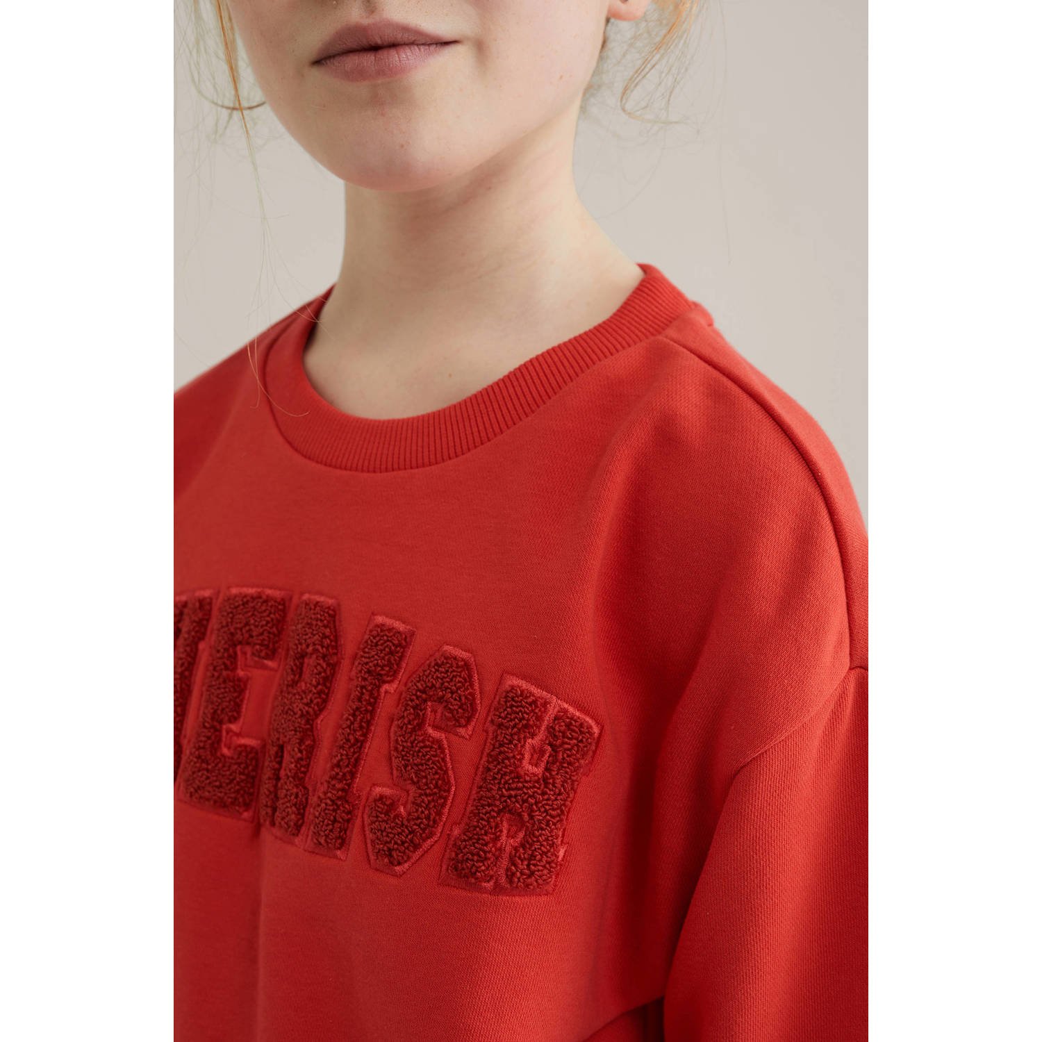 WE Fashion sweater rood