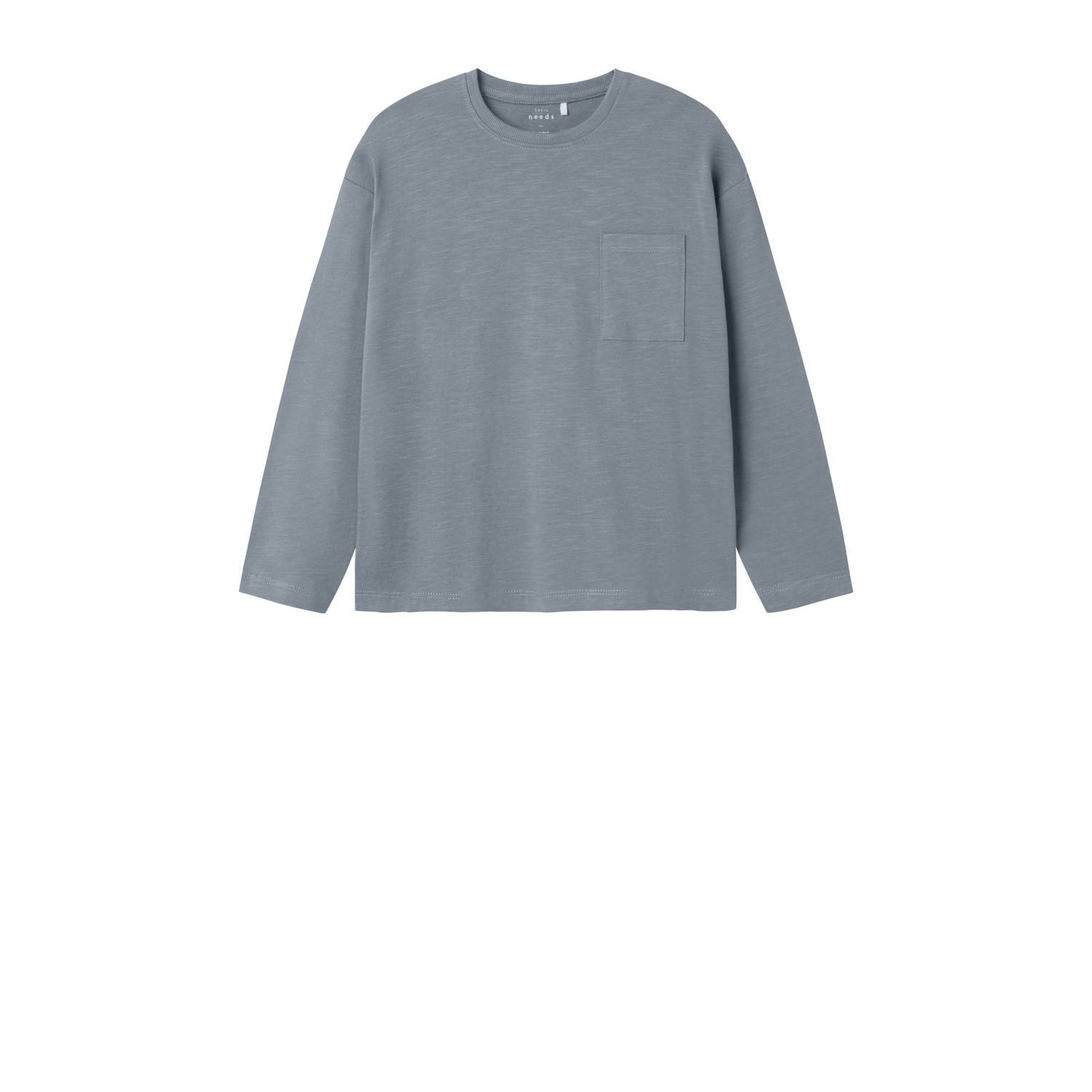 NAME IT KIDS longsleeve grijsblauw