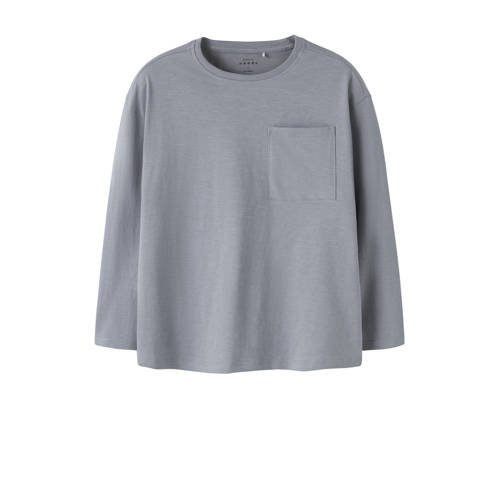 NAME IT KIDS longsleeve grijsblauw afbeelding