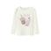 NAME IT MINI longsleeve met printopdruk wit