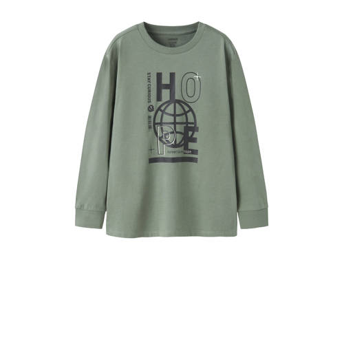 NAME IT KIDS longsleeve donkergroen afbeelding