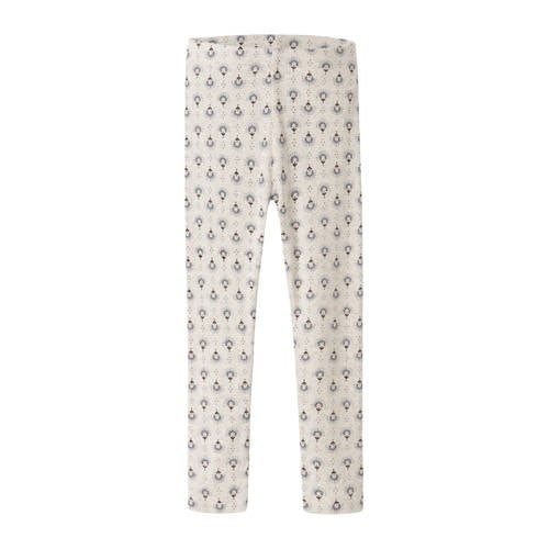 NAME IT MINI gebloemde legging beige afbeelding