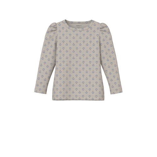 NAME IT MINI gebloemde longsleeve beige afbeelding