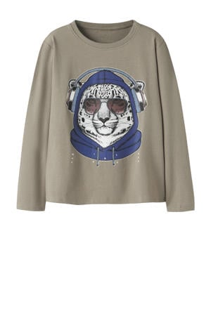 longsleeve lichtbruin