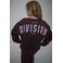 NAME IT KIDS sweater met backprint roodbruin