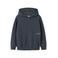NAME IT KIDS hoodie met backprint grijsblauw