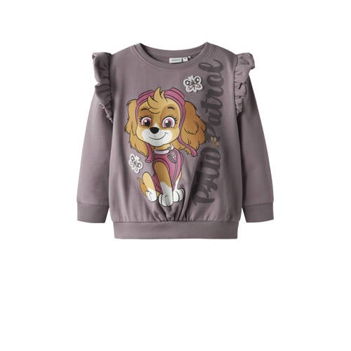 NAME IT MINI Paw Patrol sweater paars afbeelding