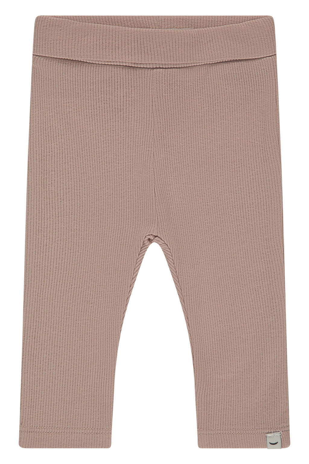 Oudroze jongens Babyface slim casual broek van stretchkatoen met regular waist, elastische tailleband en effen
