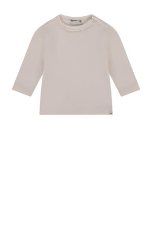 longsleeve ecru rib gebreid