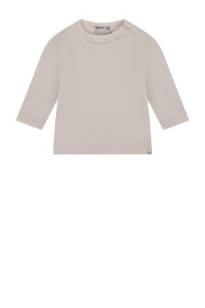 longsleeve ecru rib gebreid