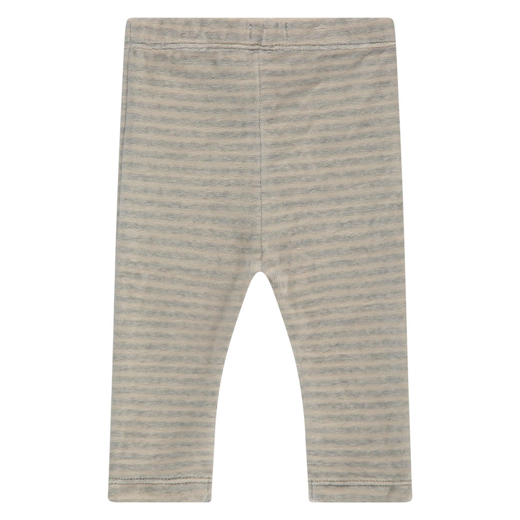 Grijze jongens Babyface slim gestreepte casual broek van katoen met regular waist en elastische tailleband