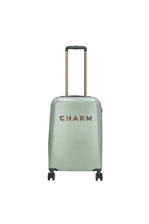 trolley 55 cm. mintgroen