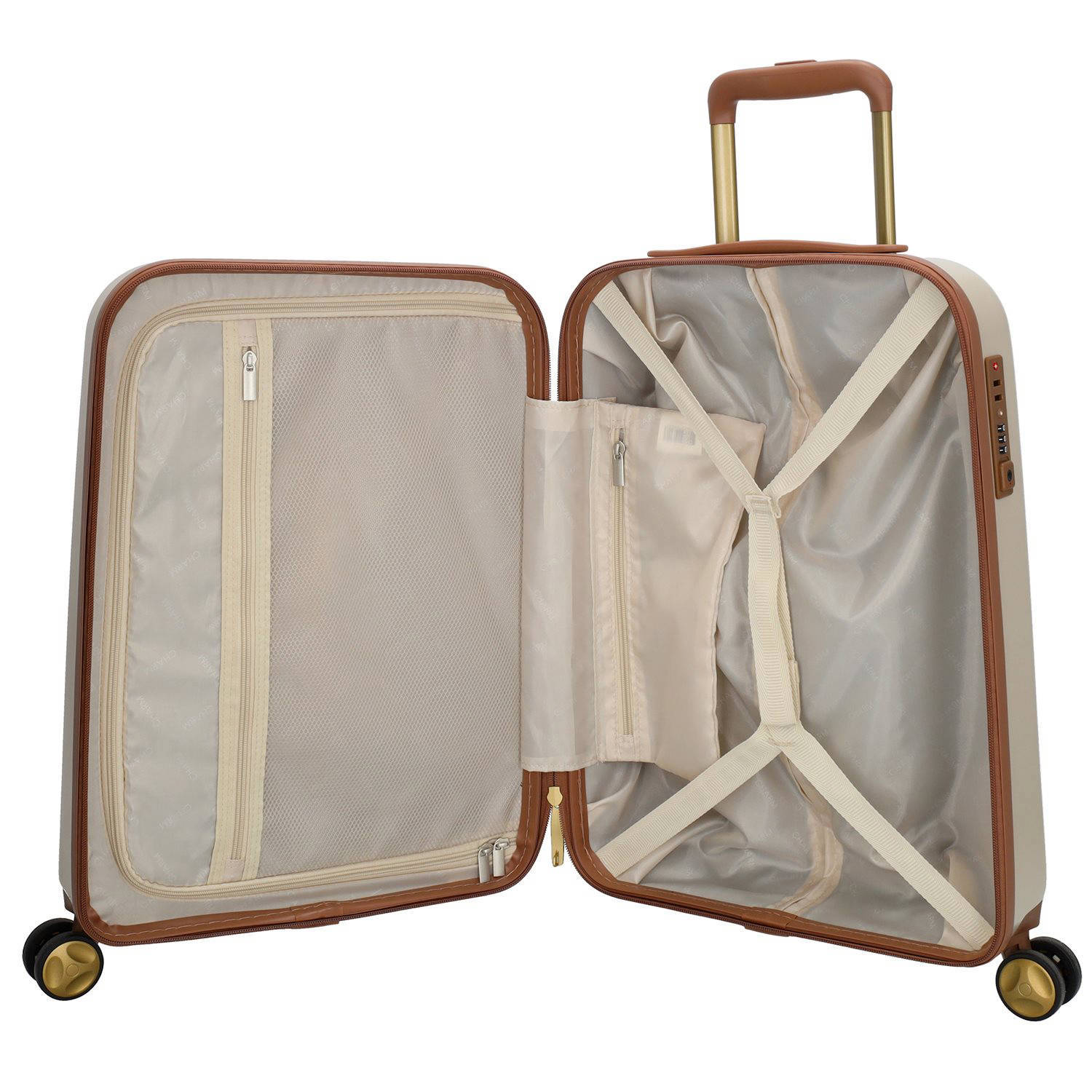 Charm trolley 55 cm. beige