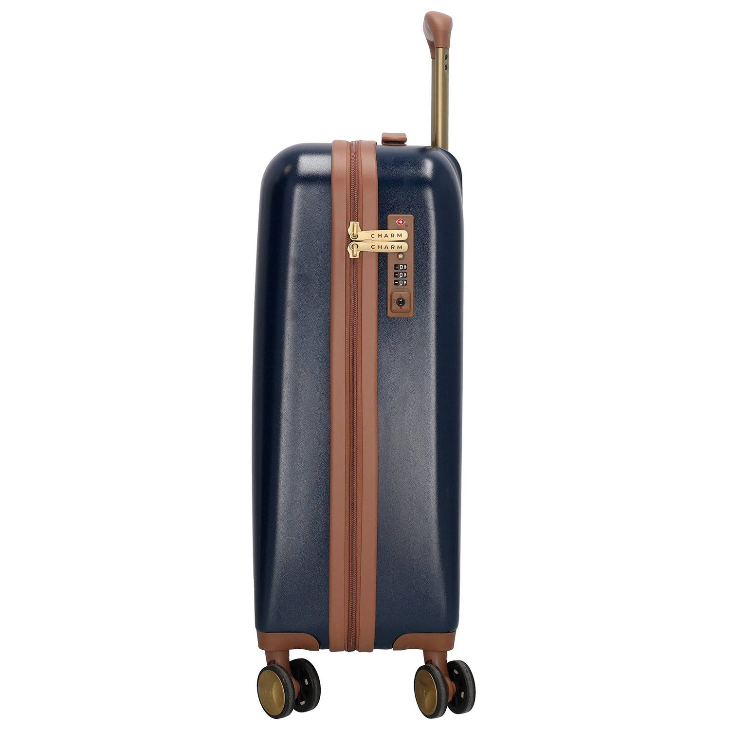 Charm trolley 55 cm. donkerblauw