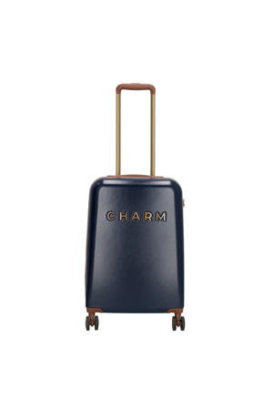 trolley 55 cm. donkerblauw