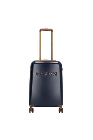 trolley 55 cm. donkerblauw
