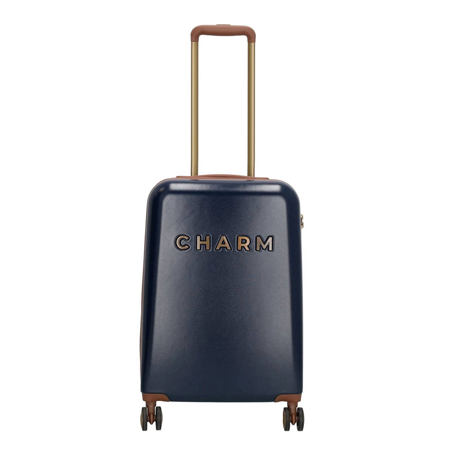 Charm trolley 55 cm. donkerblauw