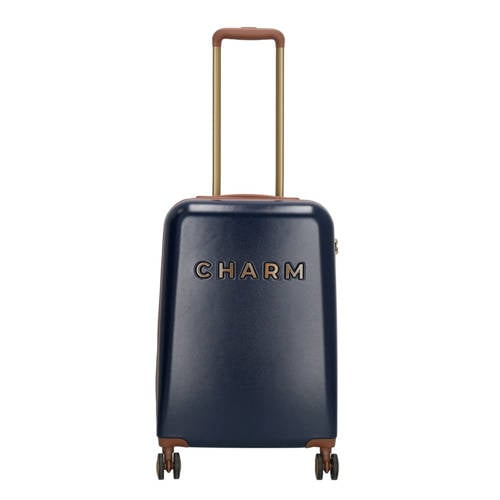 Charm trolley 55 cm. donkerblauw afbeelding