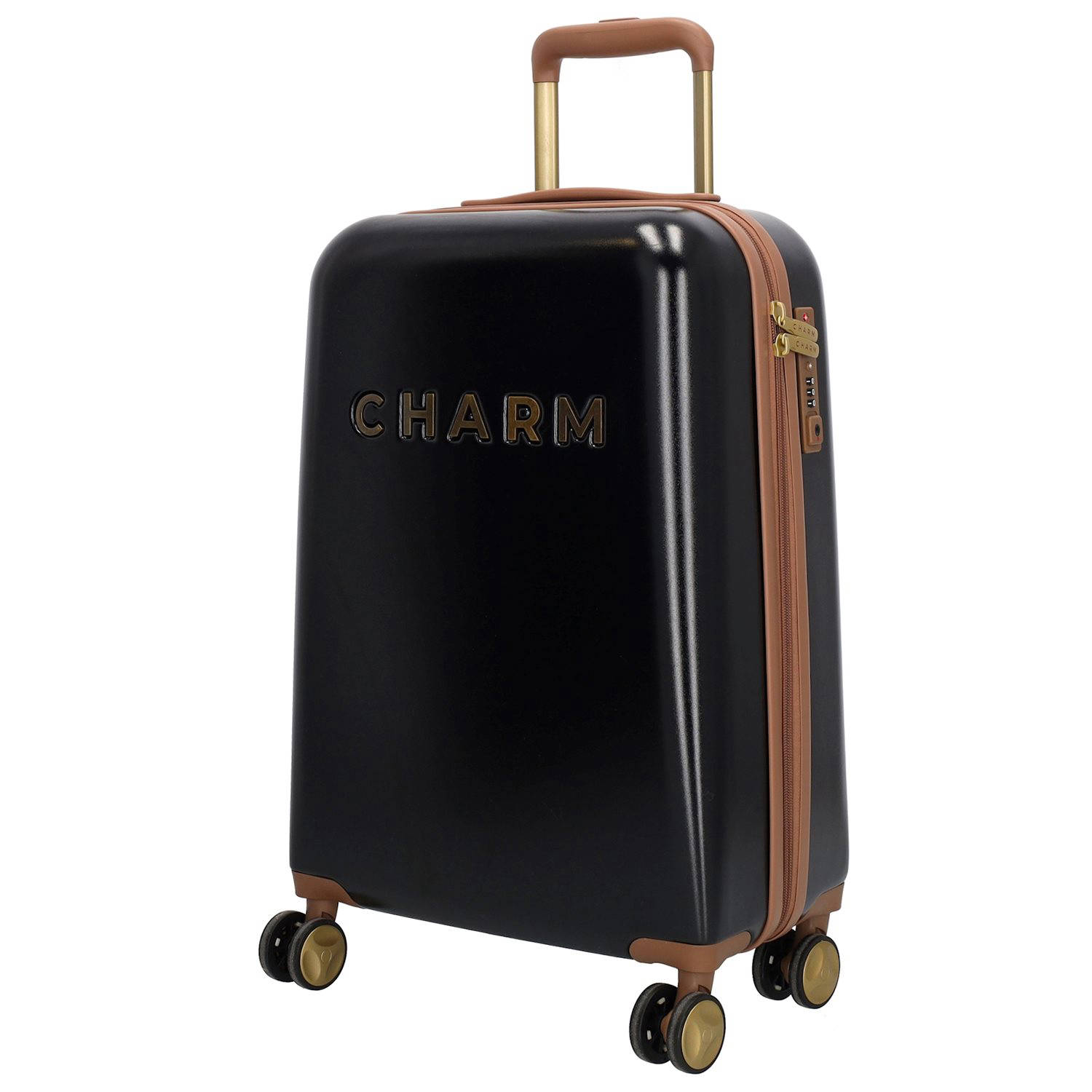 Charm London trolley 55 cm. zwart