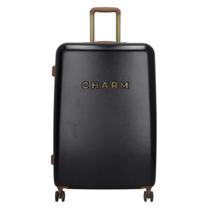 trolley 75 cm. zwart