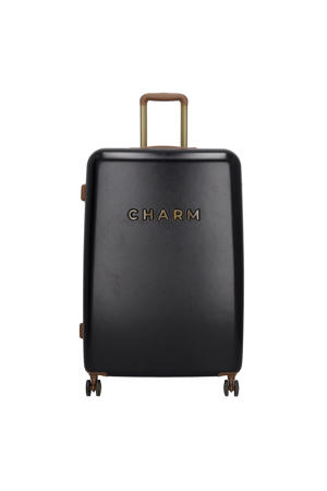 trolley 75 cm. zwart