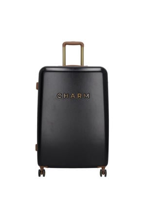 trolley 75 cm. zwart
