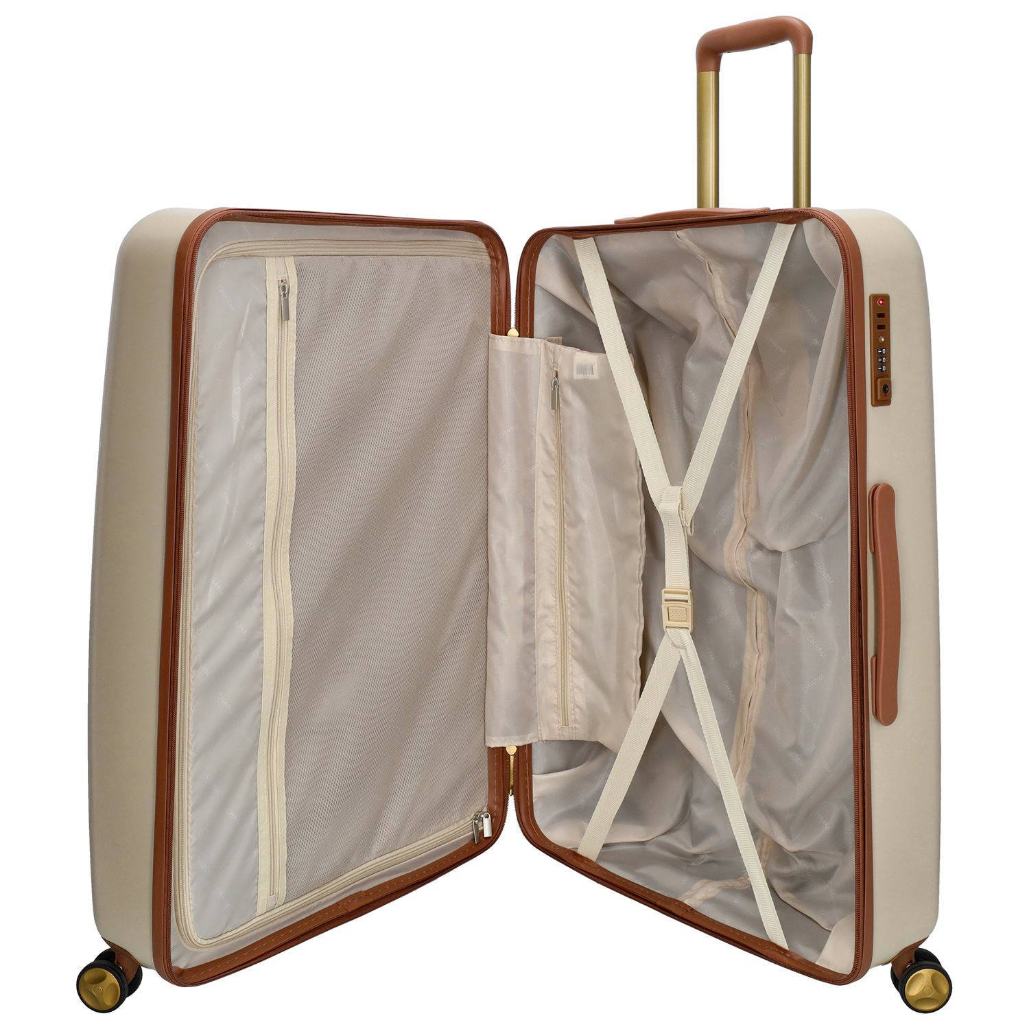 Charm trolley 75 cm. beige