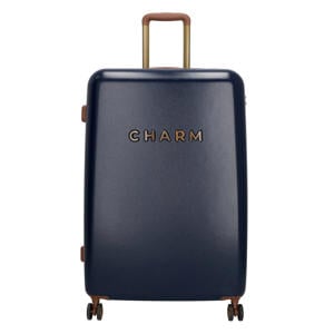 trolley 75 cm. donkerblauw