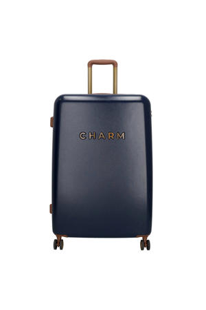 trolley 75 cm. donkerblauw