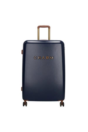trolley 75 cm. donkerblauw