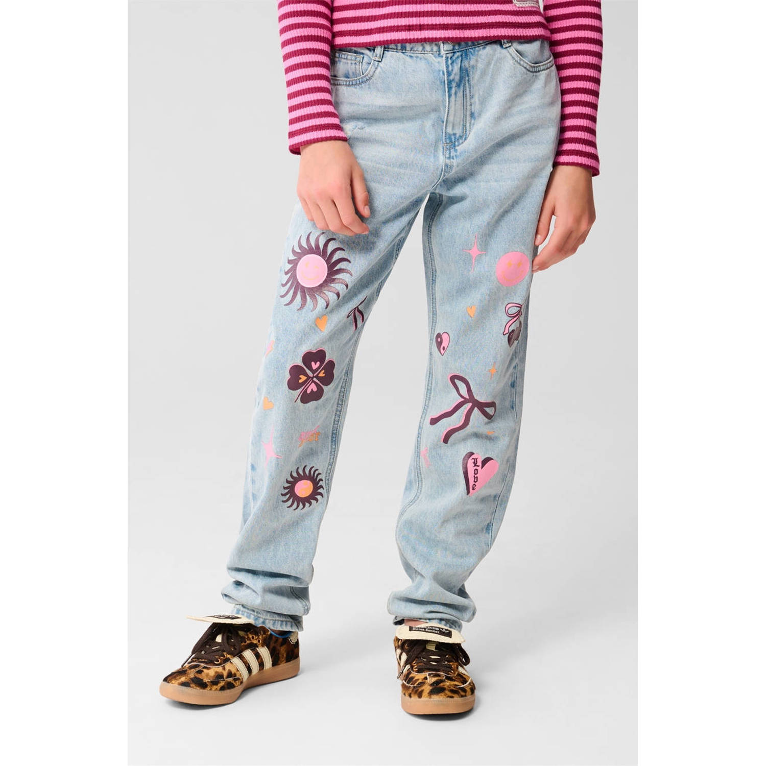 Shoeby high waist straight leg jeans blauw