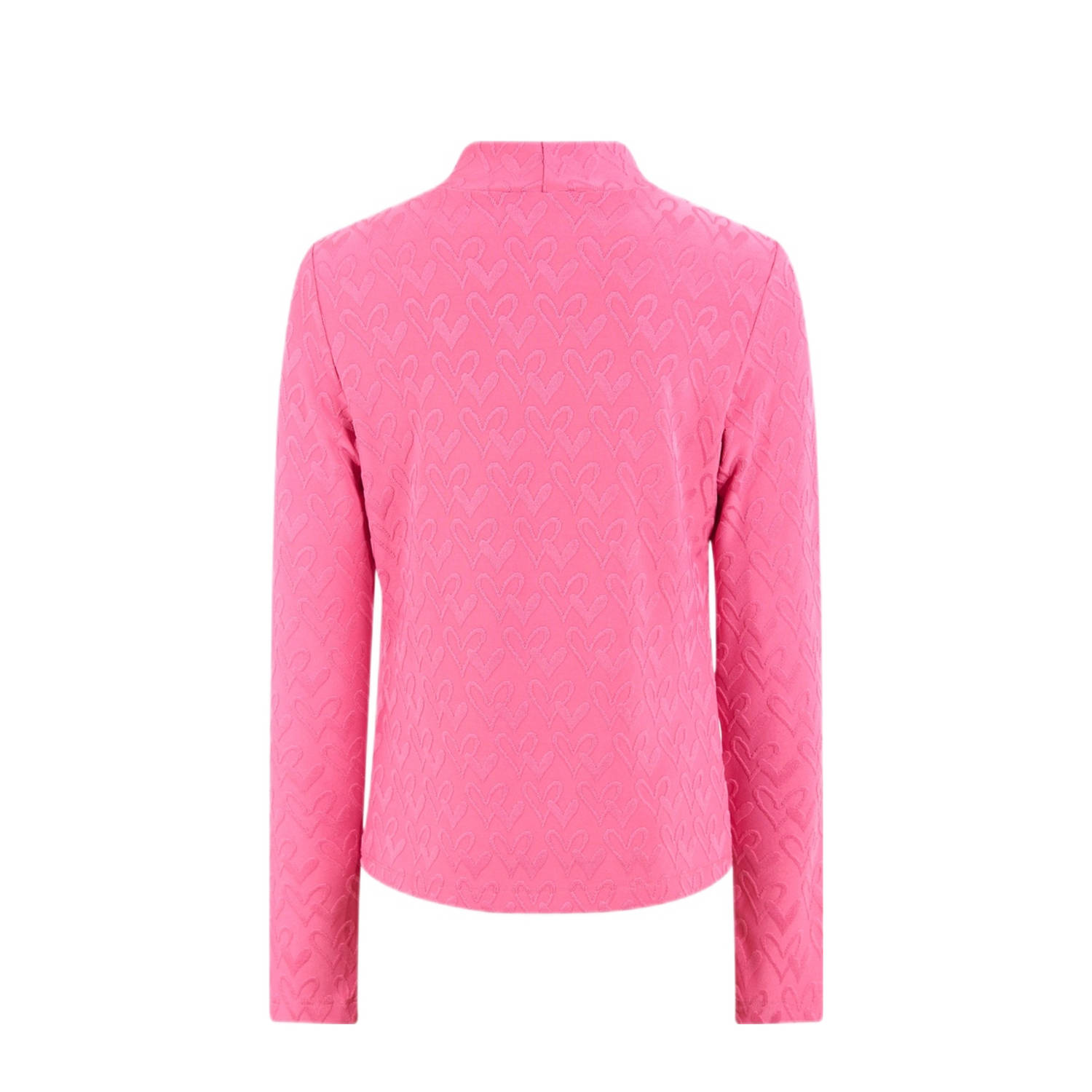 Shoeby top met col roze