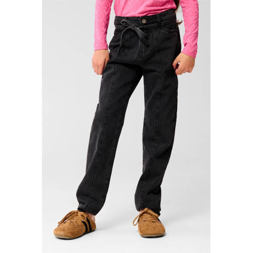 Shoeby high waist mom jeans black denim afbeelding