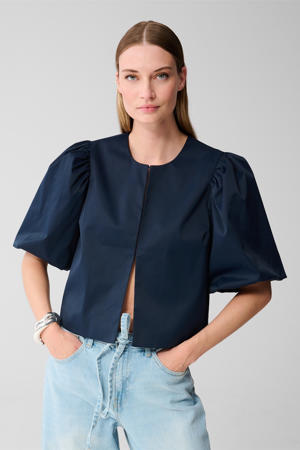 top donkerblauw