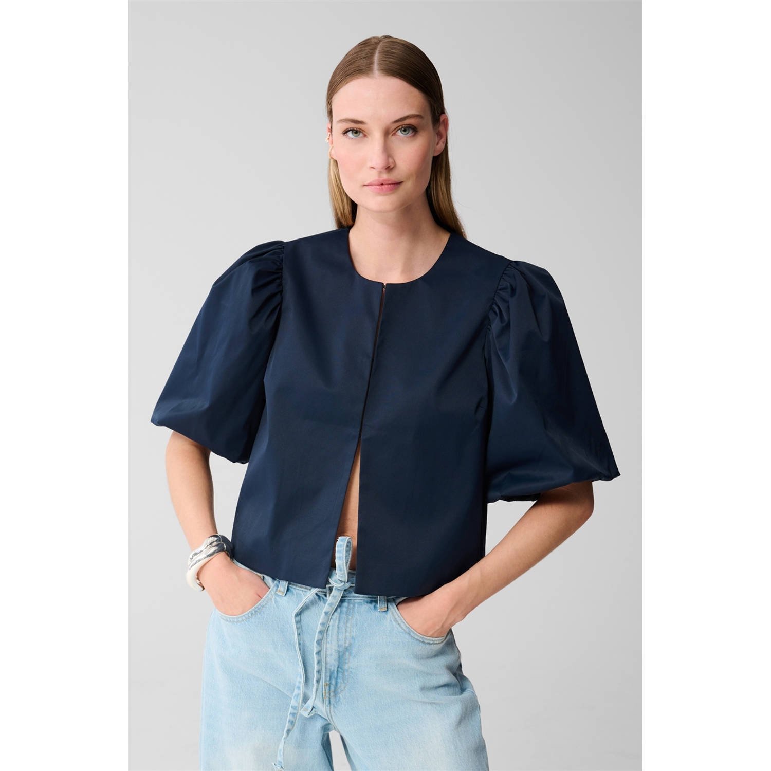 Shoeby top donkerblauw