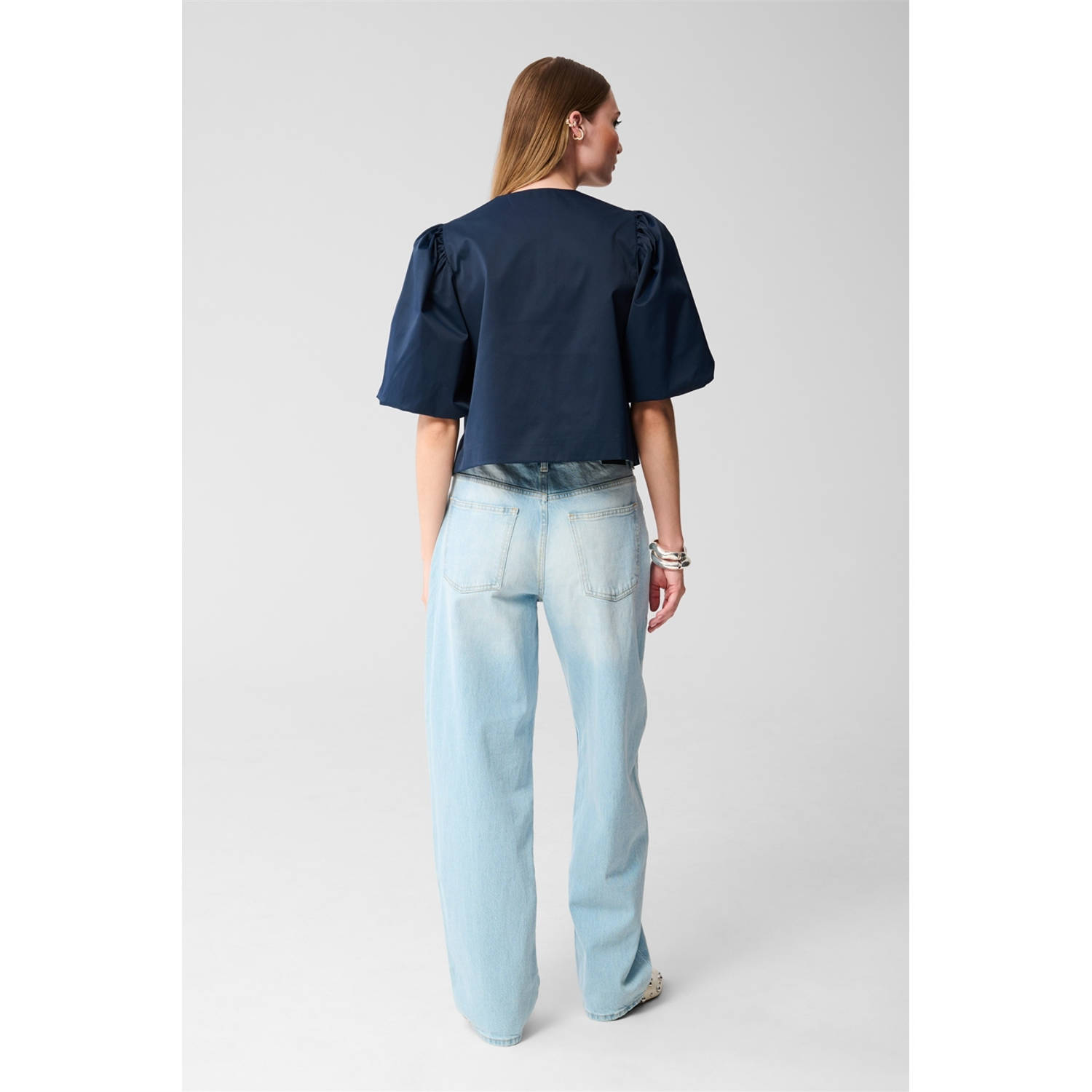 Shoeby top donkerblauw