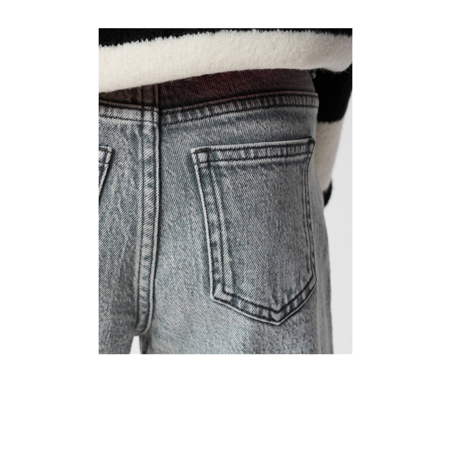 Shoeby regular high waist grijs
