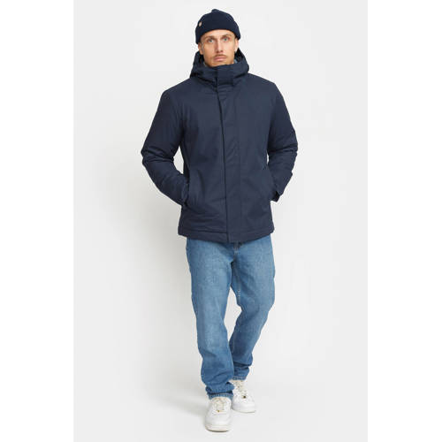 REVOLUTION gewatteerde jas donkerblauw afbeelding