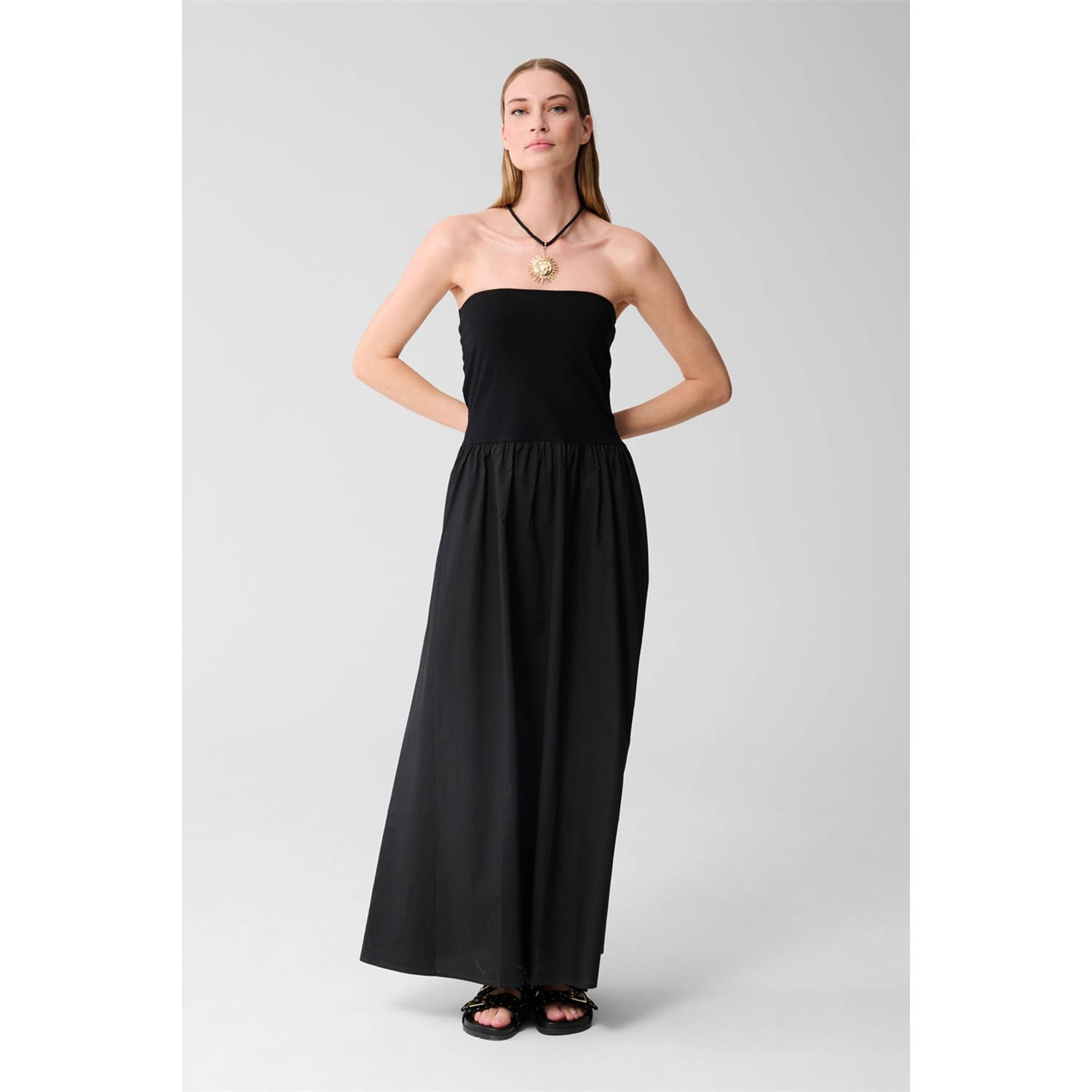Shoeby maxi jurk zwart