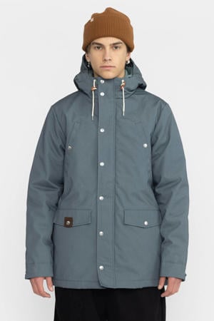 winterjas blauw