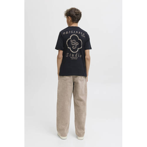 JACK & JONES JUNIOR loose casual broek lichtbruin afbeelding