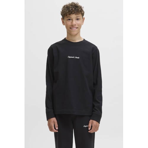 JACK & JONES JUNIOR longsleeve zwart afbeelding