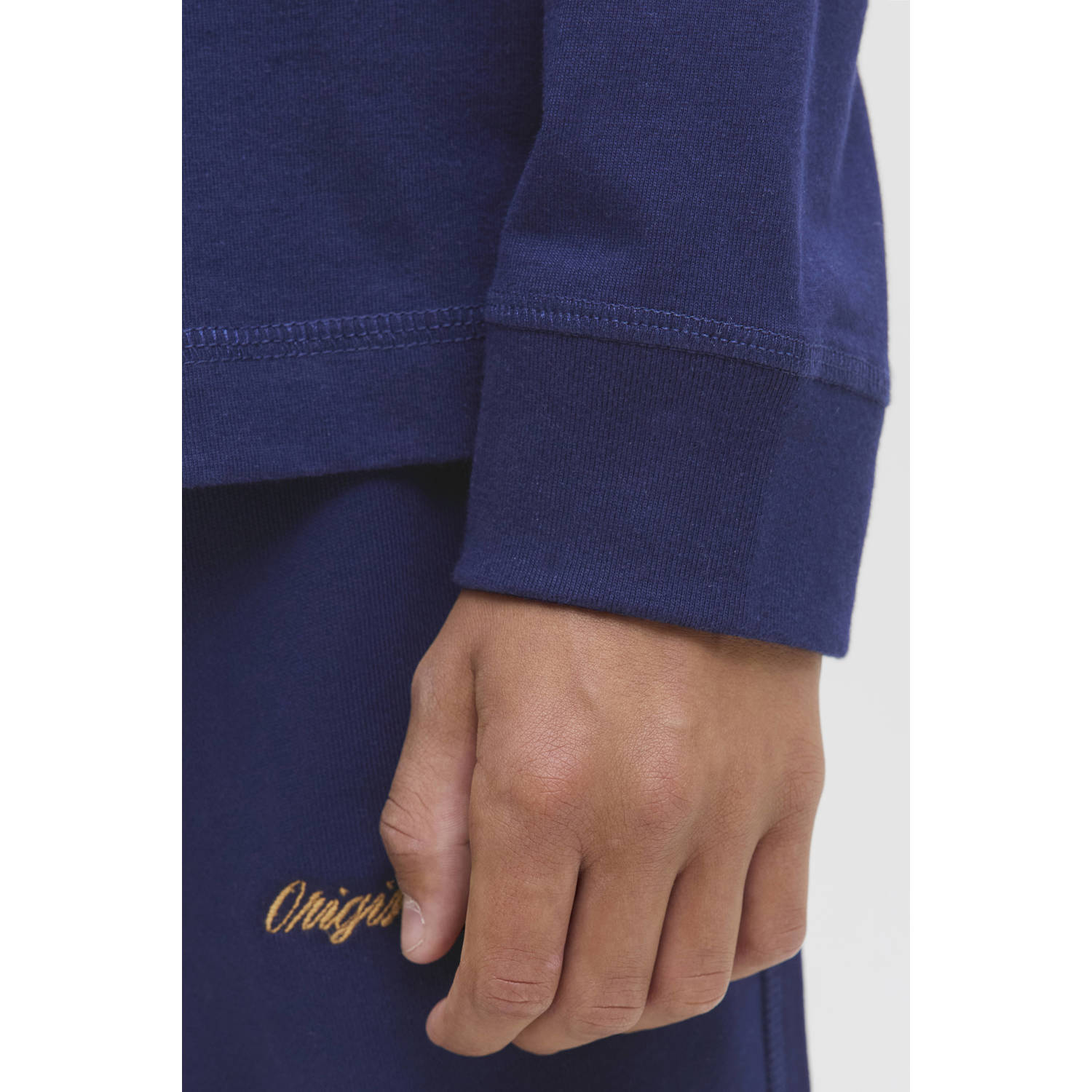 JACK & JONES JUNIOR longsleeve donkerblauw