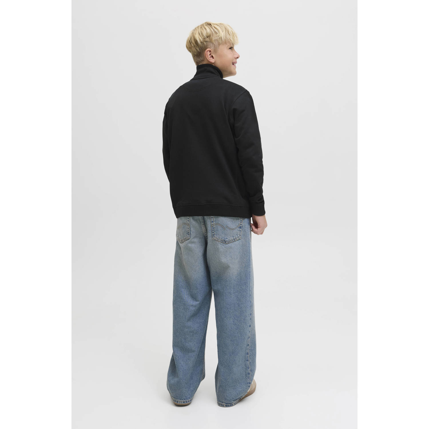 JACK & JONES JUNIOR sweater zwart