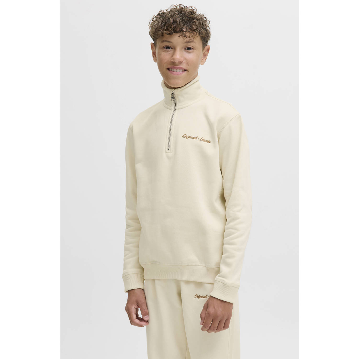 JACK & JONES JUNIOR sweater ecru