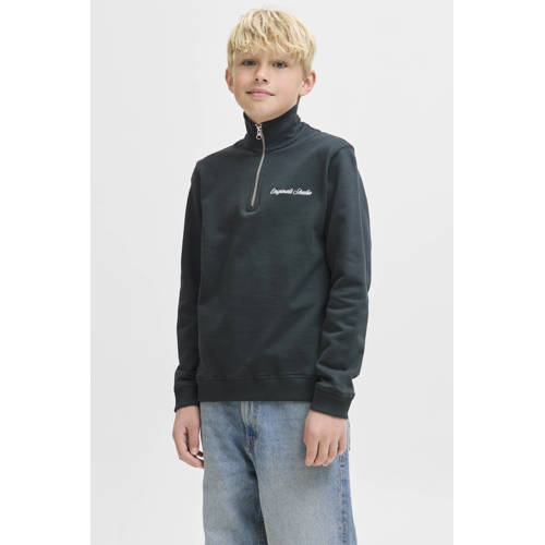 JACK & JONES JUNIOR sweater donkergroen afbeelding