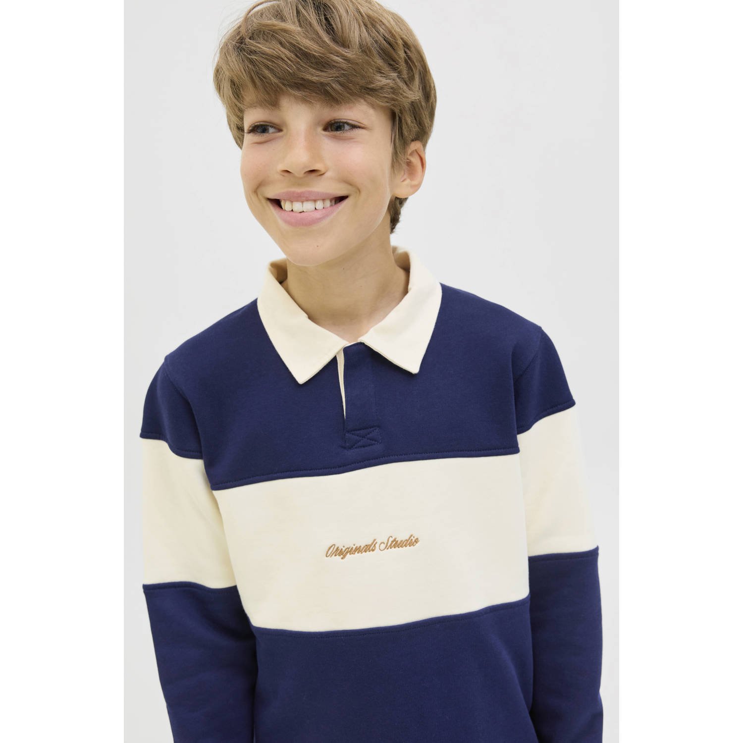 JACK & JONES JUNIOR sweater donkerblauw