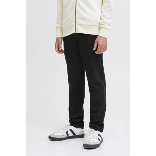 JACK & JONES JUNIOR tapered casual broek zwart afbeelding