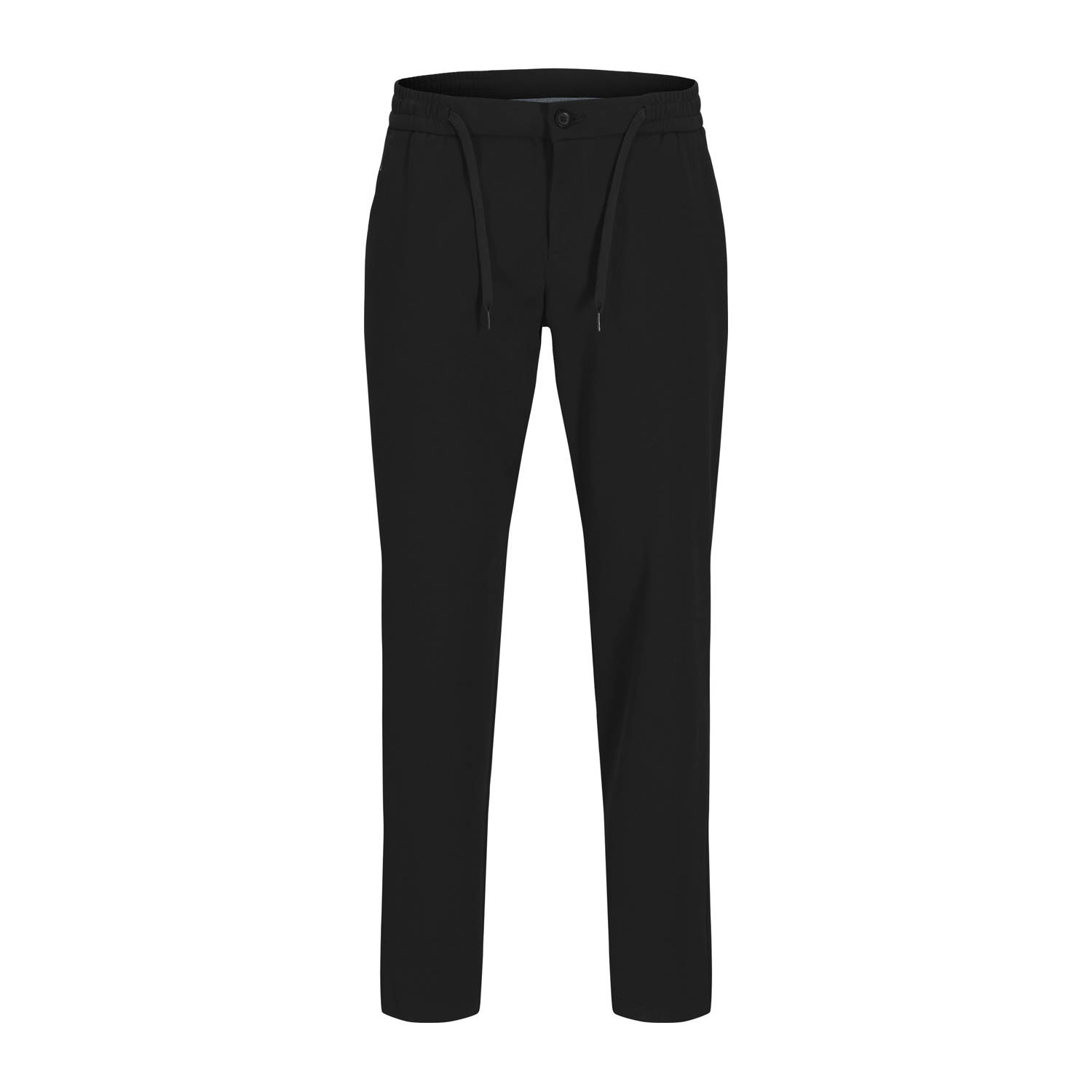 JACK & JONES JUNIOR tapered casual broek zwart